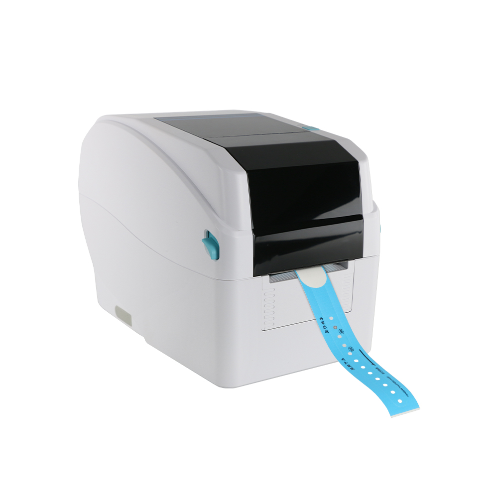 Masung MS-CH401, Thermotransfer-Armbanddrucker mit 300 DPI Auflösung und USB-Anschluss - Image 2