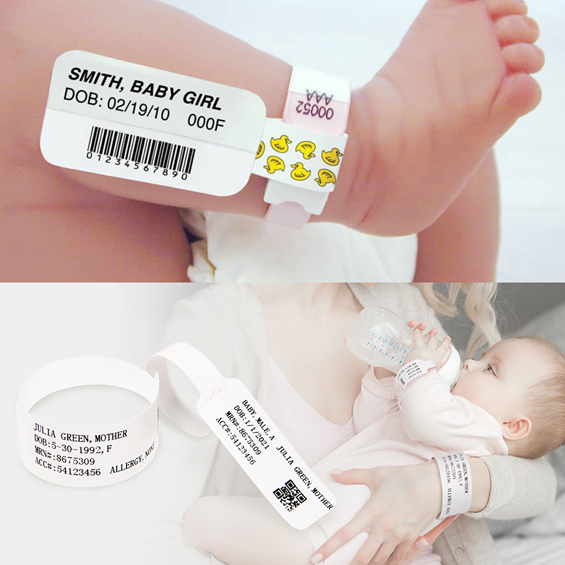 Masung MS-CH401, Thermotransfer-Armbanddrucker mit 300 DPI Auflösung und USB-Anschluss - Image 4