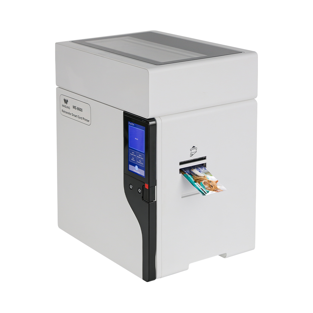 Masung MS-8600 Industrietauglicher 600-DPI-Farb-Retransfer-PVC-Kartendrucker - Image 3